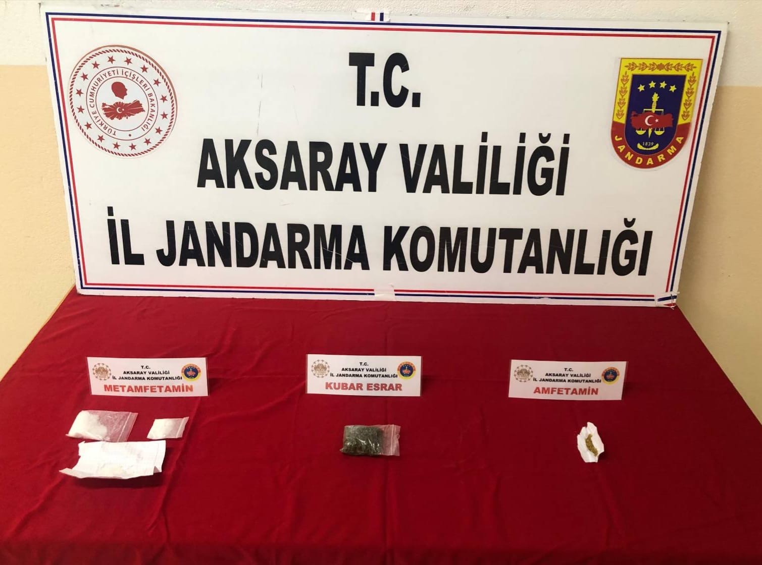 Aksaray’da uyuşturucu taciri 1 kişi yakalandı