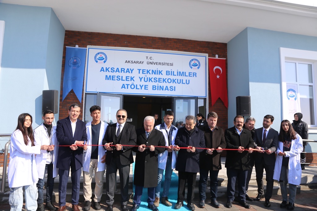 ASÜ Teknik Bilimler MYO atölye binası açıldı