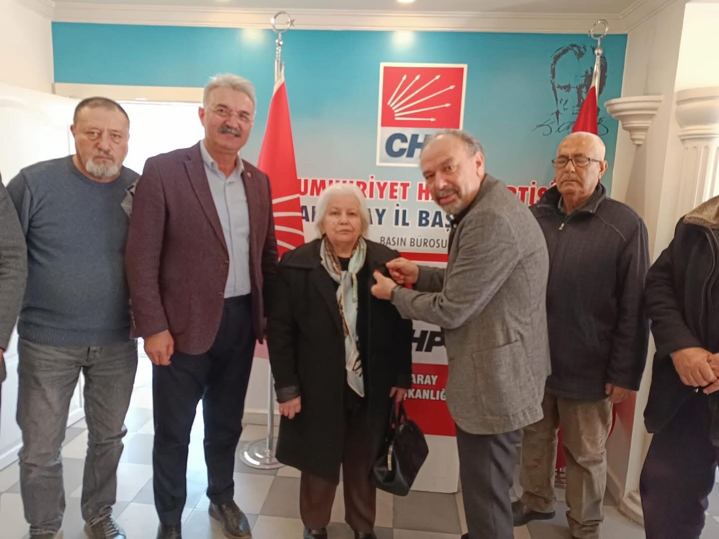 Aksaray CHP’ye yeni üye katılımları sürüyor