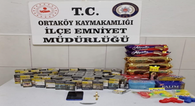 Ortaköy’de hırsızlık zanlısı 2 kişi yakalandı