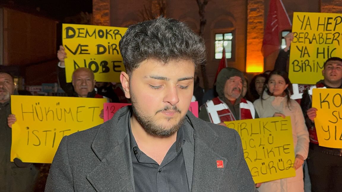 Anuf: Aksaray’da biz, Ekrem İmamoğlu’nun yanında, hukuksuzluğun tam karşısındayız