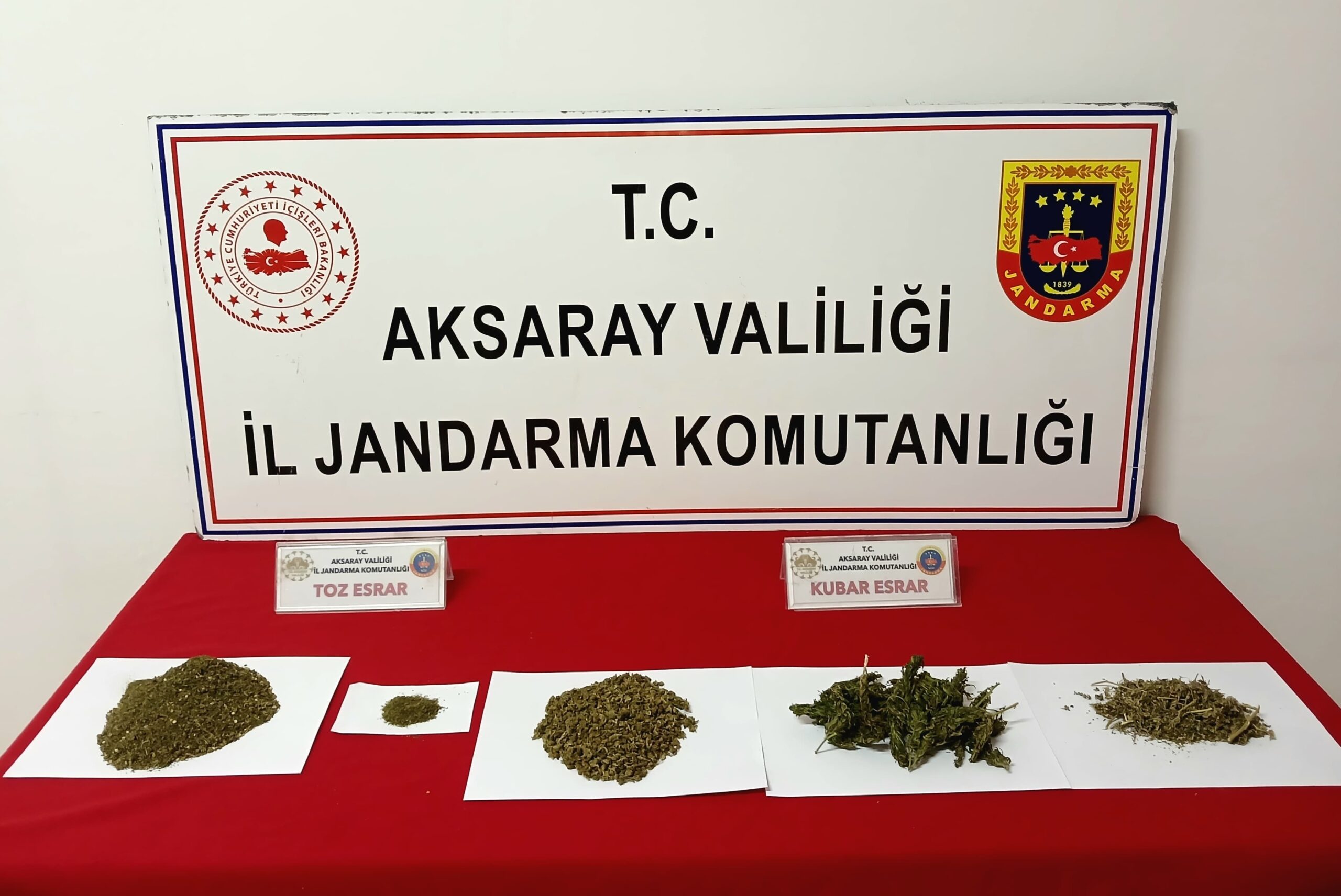 Aksaray’da zehir taciri kıskıvrak yakalandı