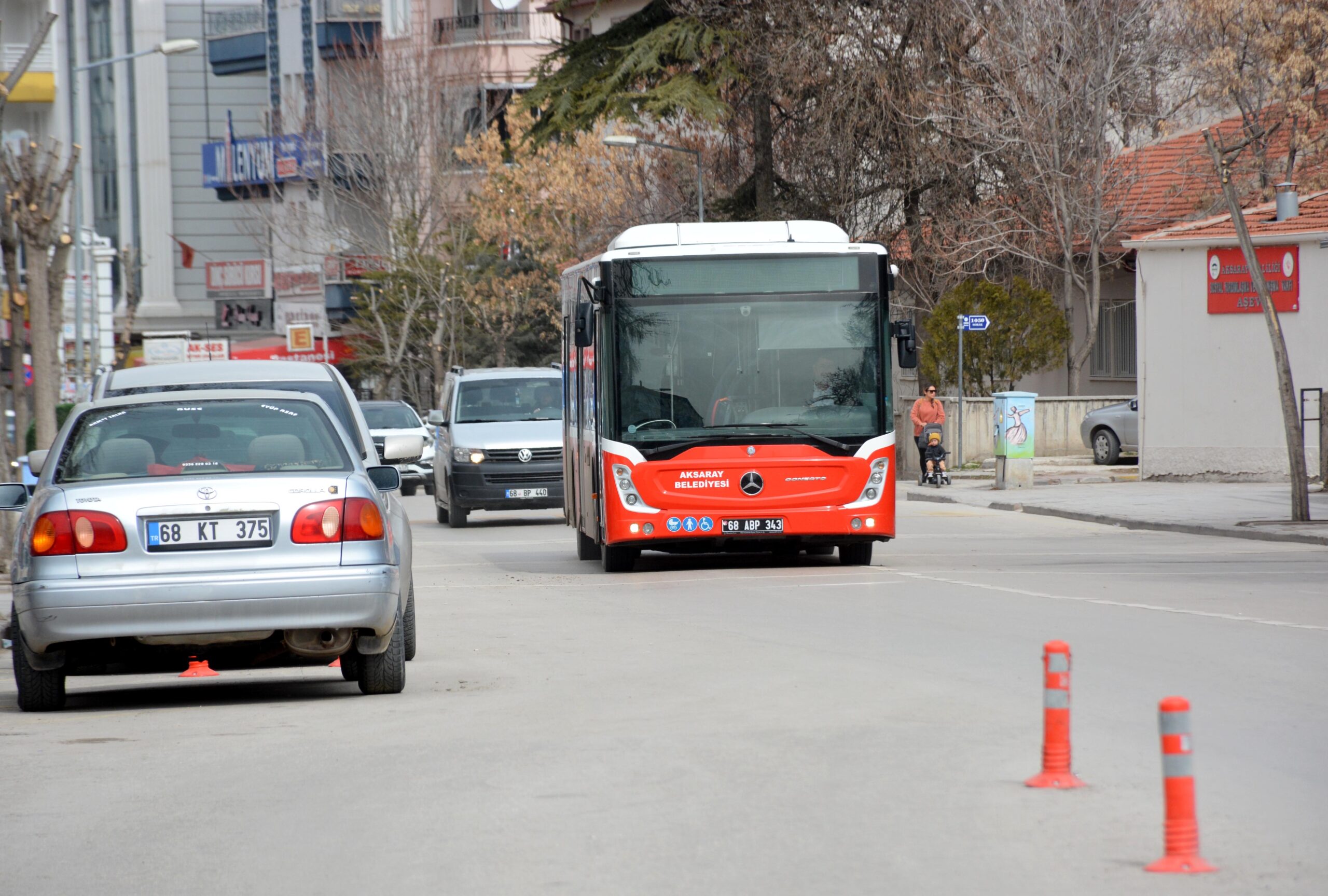 Aksaray’da bayramda kırmızı otobüsler ücretsiz olacak
