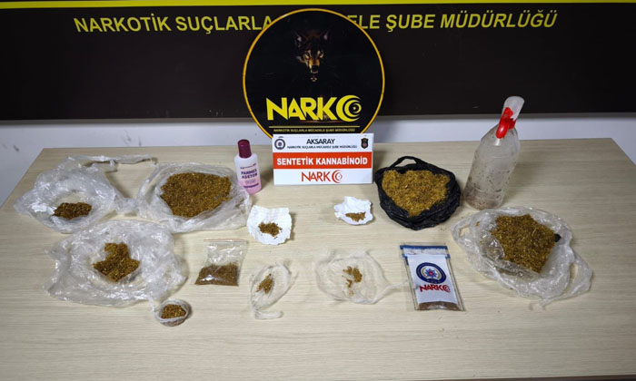 Aksaray’da uyuşturucu operasyonu: 1 tutuklama