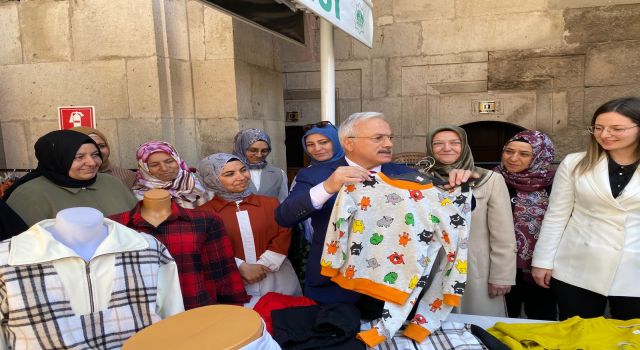 Aksaray’da kadın girişimciler el emeği ürünlerini sergiledi