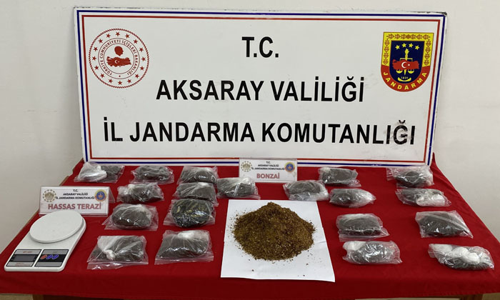 Narkotik köpeği bazanın içinde 1 kilo 464 gram uyuşturucu buldu