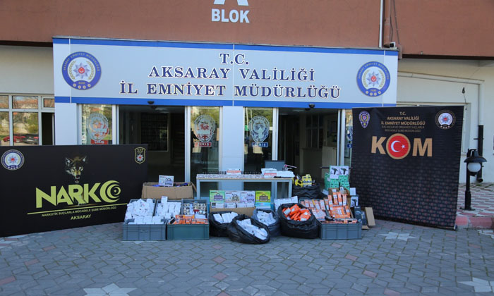 Aksaray’da dev operasyon: 3 kişi tutuklandı