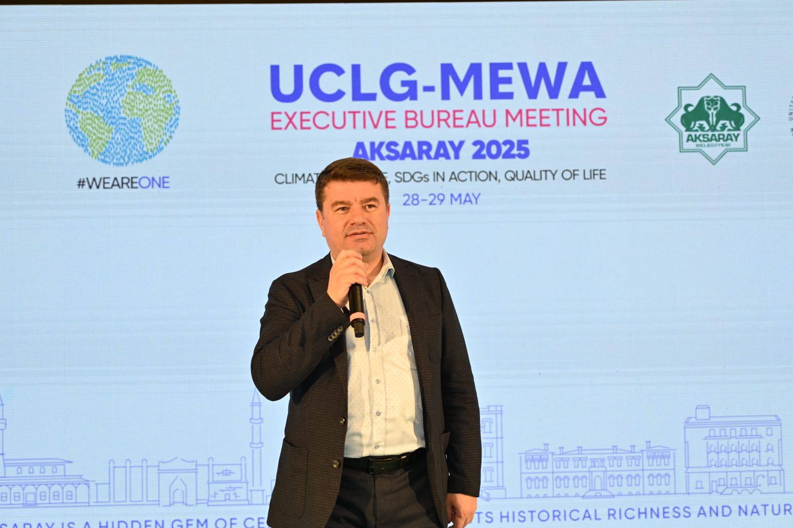 Dinçer, Aksaray’da düzenlenen UCLG-MEWA zirvesini değerlendirdi
