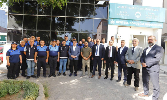 Başkan Dinçer personellerle bayramlaştı