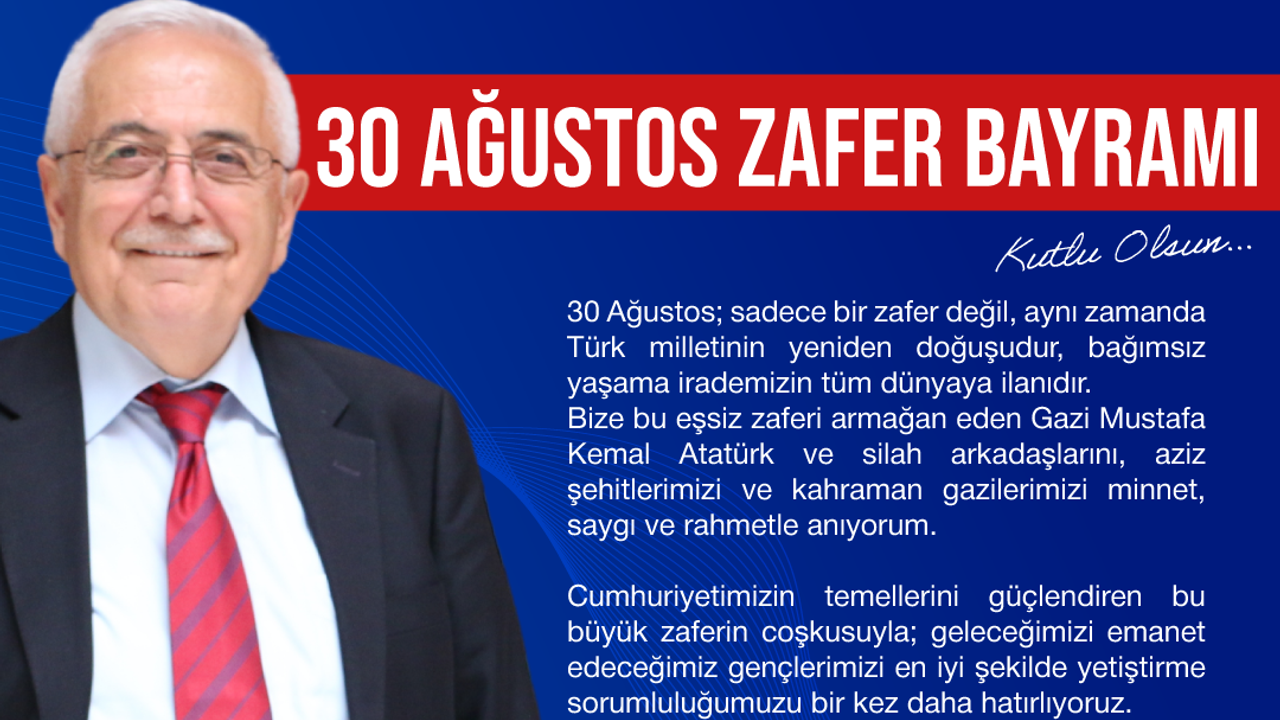 Ragıp Özaltın’dan 30 Ağustos Zafer Bayramı Mesajı