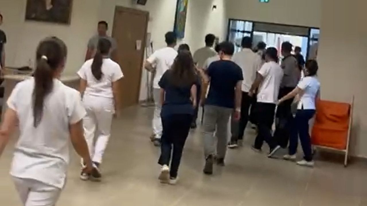 NEVÜ Diş Hekimliği Fakültesi’nde Deprem ve Yangın Tatbikatı Gerçekleştirildi