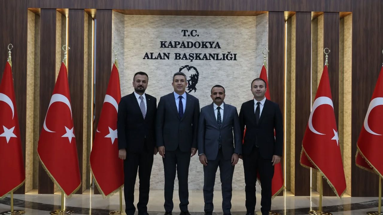 Kayseri Protokolünden Kapadokya Alan Başkanlığı’na Ziyaret