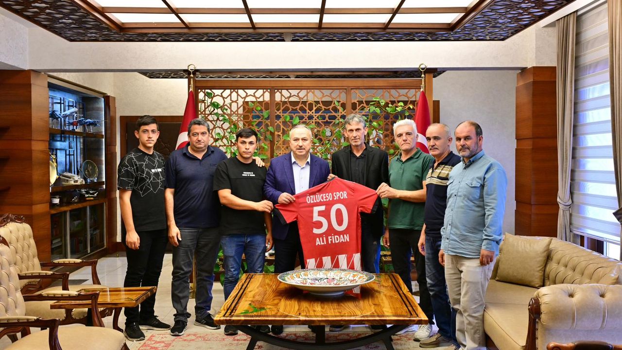 Özlüce50 Spor Kulübü’nden Nevşehir Valisi Fidan’a Ziyaret