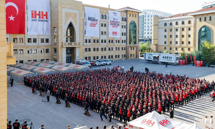 Aksaray İHH, 5’inci Ulusal Afet Yönetimi tatbikatında görev aldı