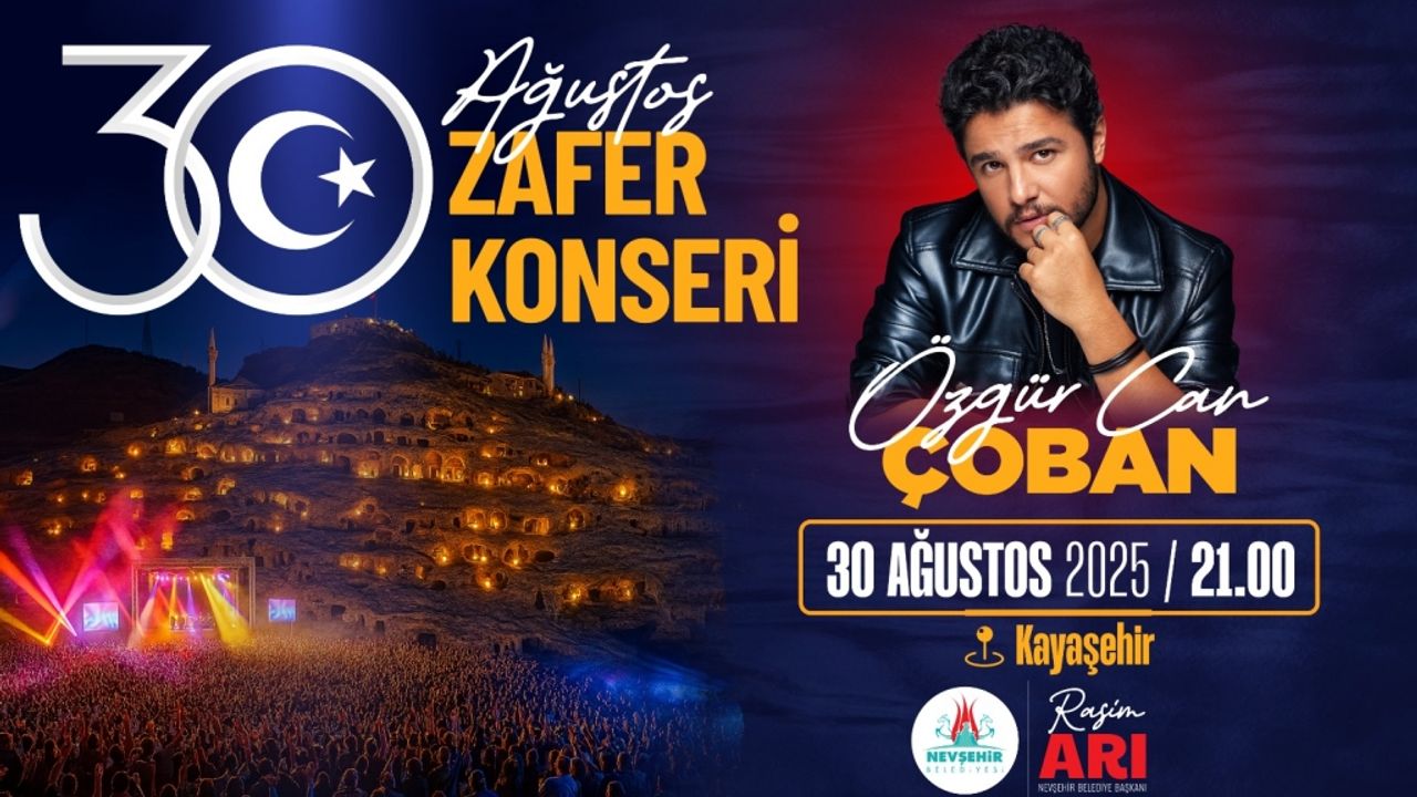 Nevşehir’de Su ve Işık Sahnesi ile 30 Ağustos’ta Dev Kutlama!