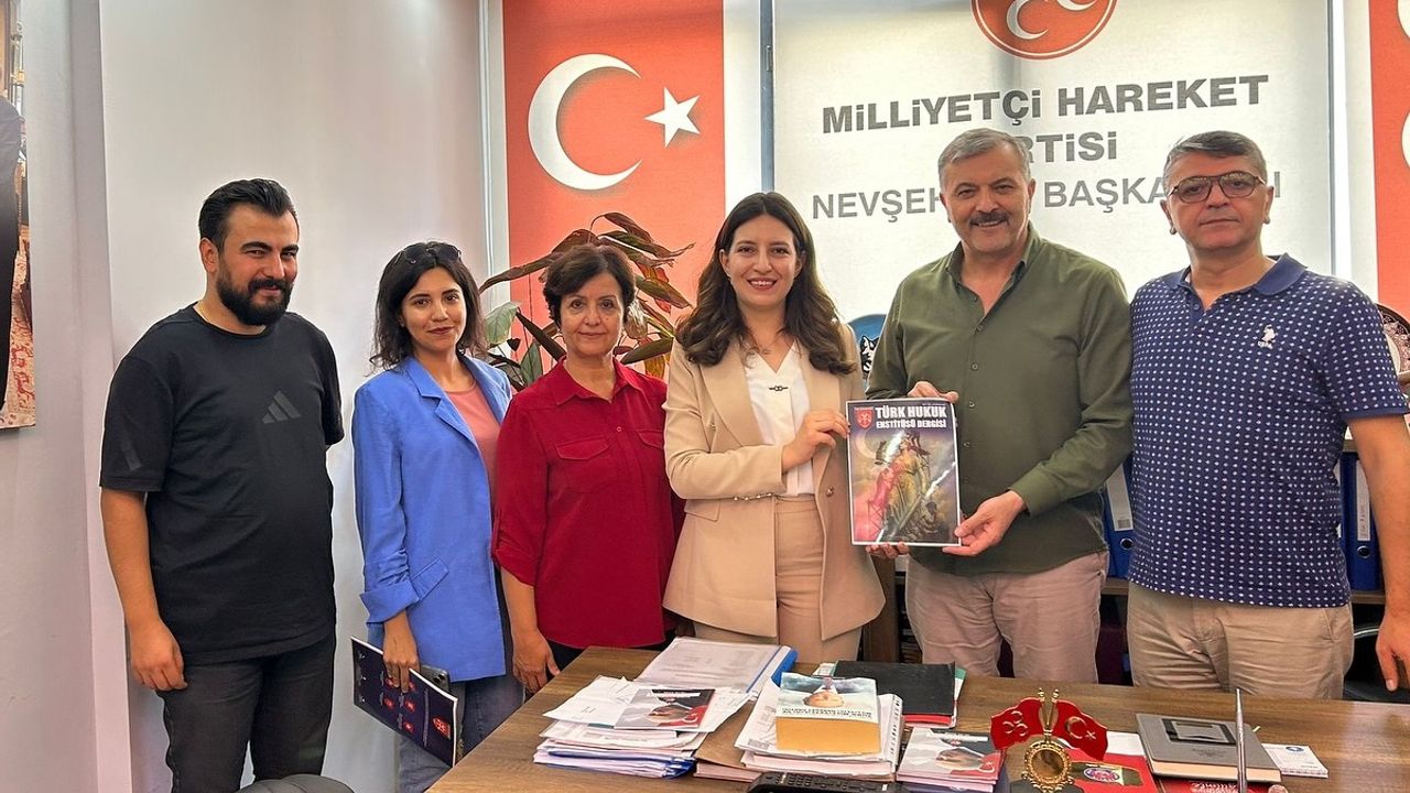 Türk Hukuk Enstitüsü Şube Başkanı MHP Nevşehir İl Başkanını Ziyaret Etti