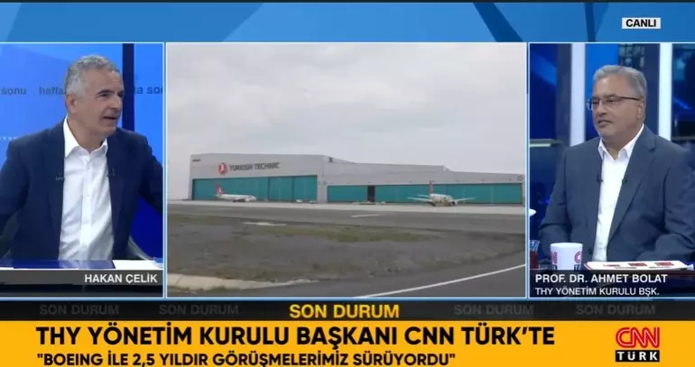 THY Yönetim Kurulu Başkanı Bolat CNN Türk’e anlattı