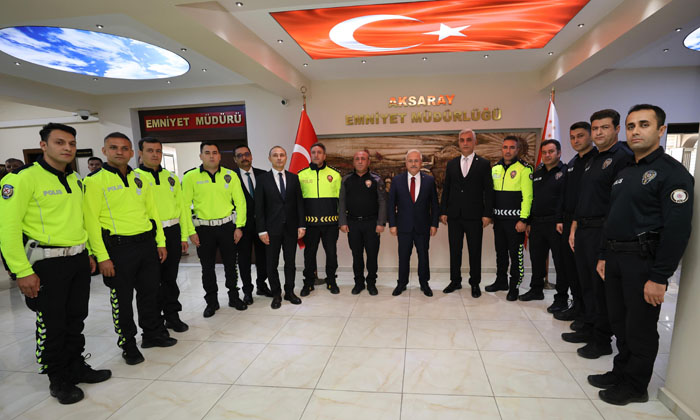Aksaray’da o polisler ödüllendirildi