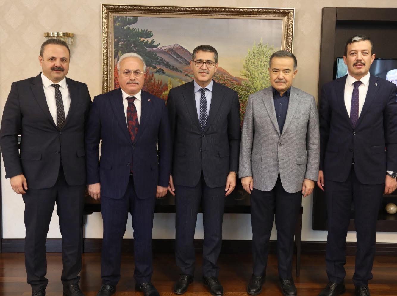 Aksaray’dan Cumhurbaşkanlığına üst düzey ziyaret