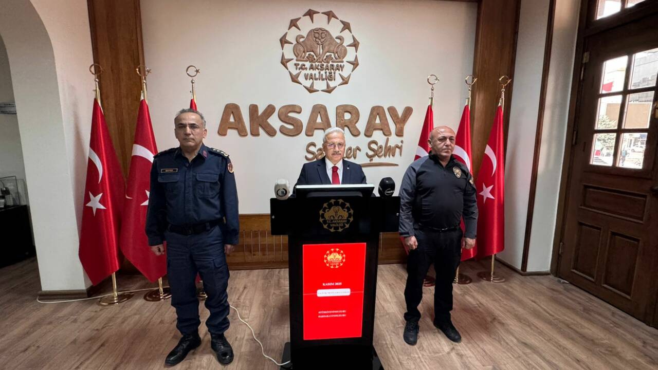 Aksaray’da suç oranlarında düşüş: Vali Kumbuzoğlu açıkladı