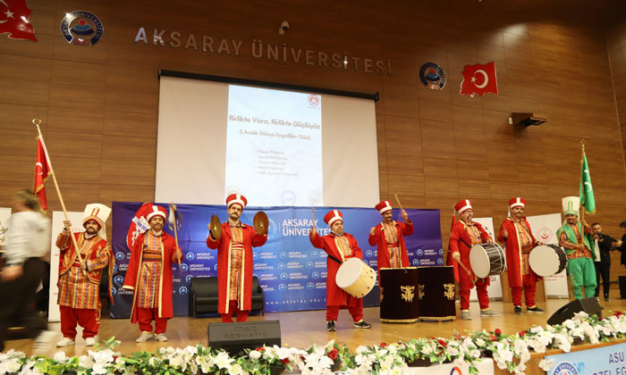 Aksaray Üniversitesi’nde engelli bireyler unutulmaz bir gün yaşadı