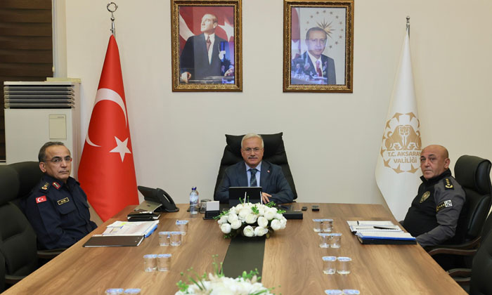 Aksaray’da Yılbaşı Güvenlik Tedbirleri Toplantısı gerçekleştirildi