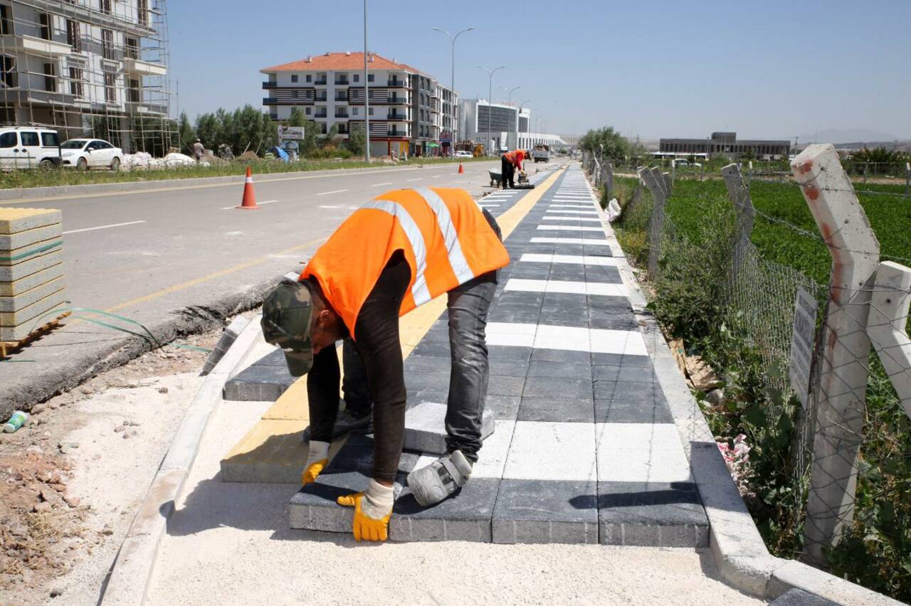 Aksaray’da 46 bin metrekarelik kaldırım yapımı tamamlandı