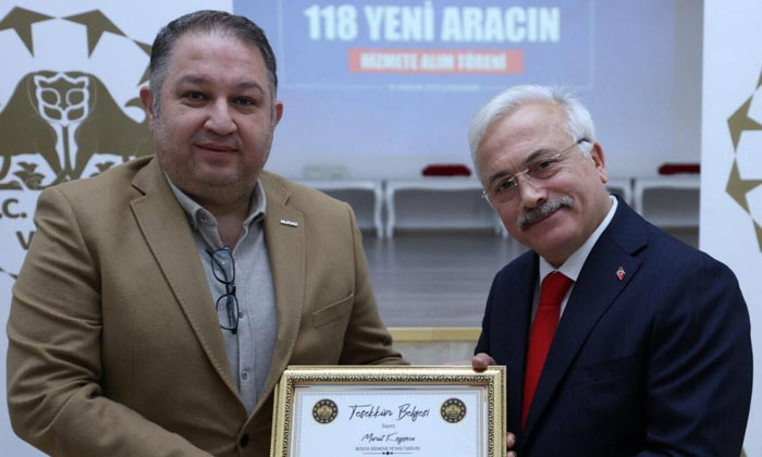 Vali Kumbuzoğlu’ndan MÜSİAD üyelerine teşekkür belgesi