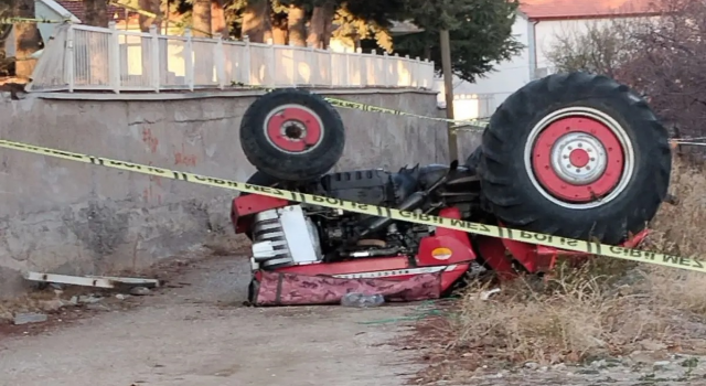 Aksaray’da traktör devrildi: 92 yaşındaki sürücü hayatını kaybetti