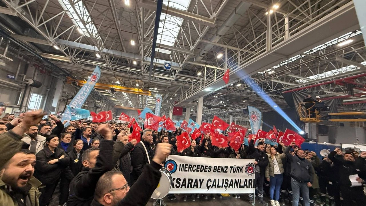 Mercedes Aksaray’da metal işçileri rekor zam kazandı