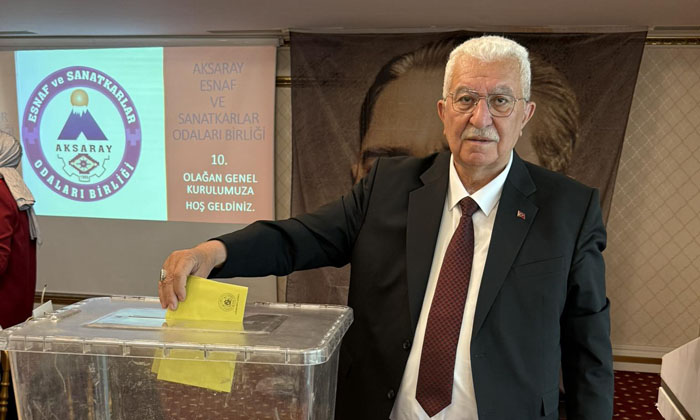 Aksaray ESOB’da yeni başkan Veysel Öztürk oldu