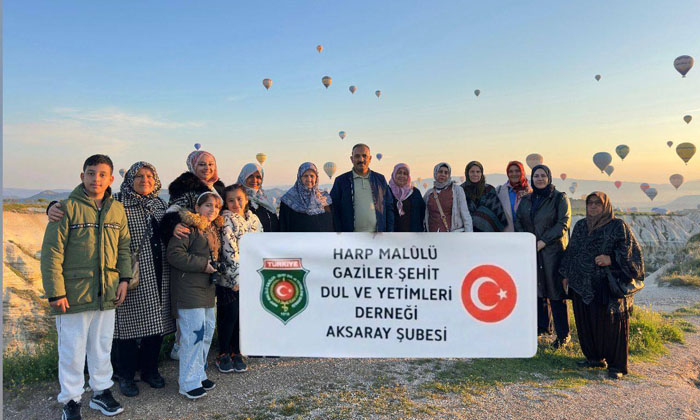 Aksaray Şehit ve Gaziler Derneği’nden Kapadokya Gezisi
