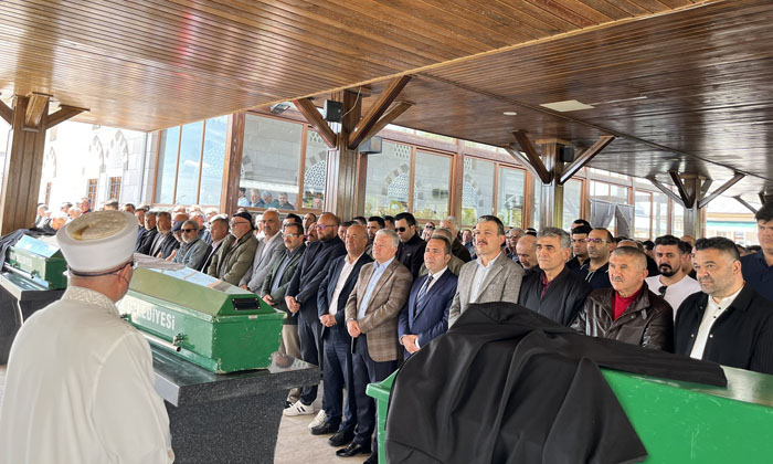 Aksaraylı iş insanı Emrullah Ülkü son yolculuğuna uğurlandı