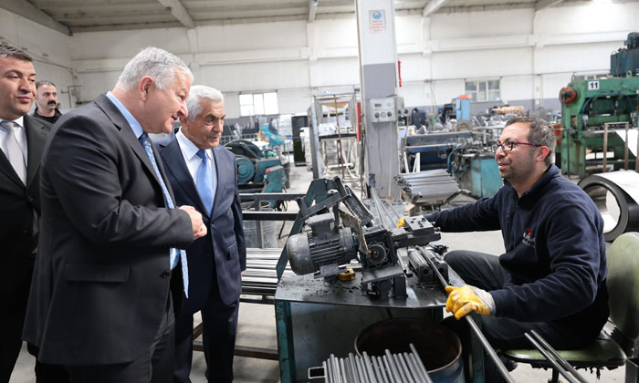 Vali Murat Duru’dan OSB’de fabrika ziyaretleri