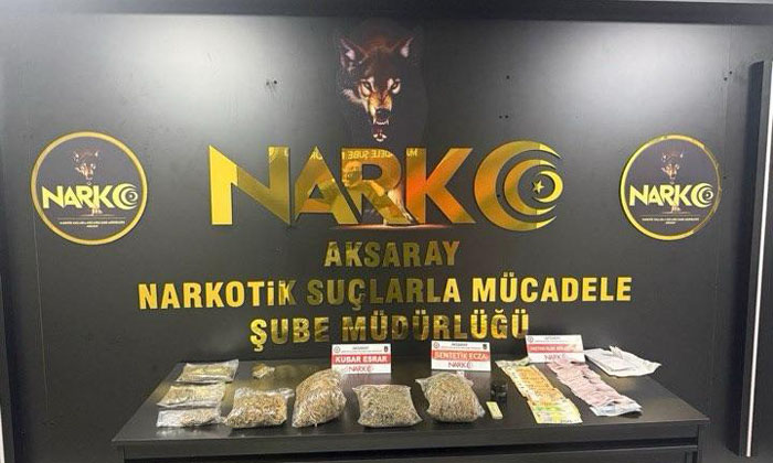 Aksaray’da narkotik operasyonu: 3 tutuklama