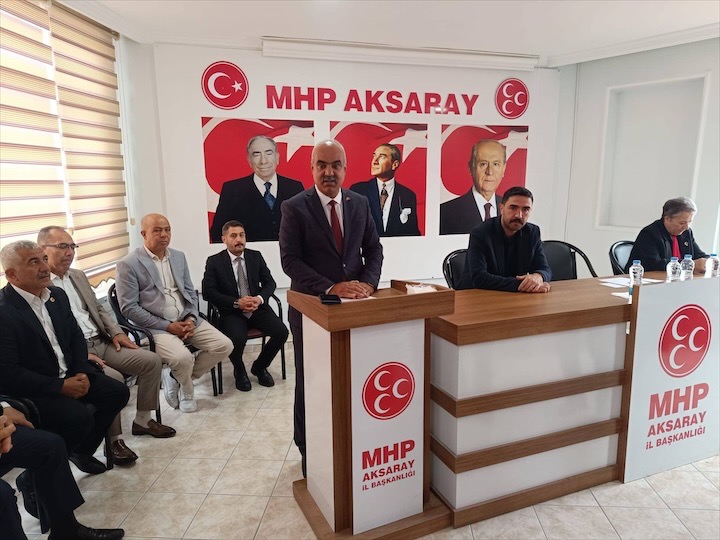 MHP Aksaray Teşkilatı bayramlaşma programında buluştu