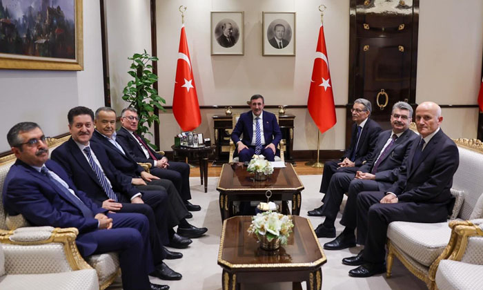 Cengiz Aydoğdu Cumhurbaşkanlığı Külliyesi’nde temaslarda bulundu