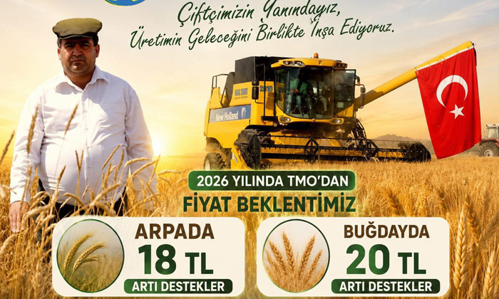 Aksaray Ziraat Odası Başkanı Koçak’tan TMO’ya fiyat çağrısı