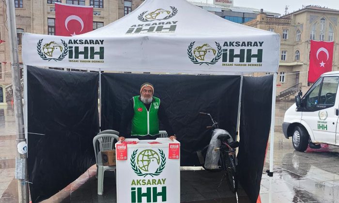 Aksaray İHH, kurban tanıtım standı açtı