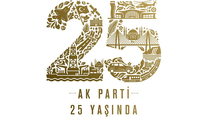 AK Parti, 25. yılına özel logosunu tanıttı