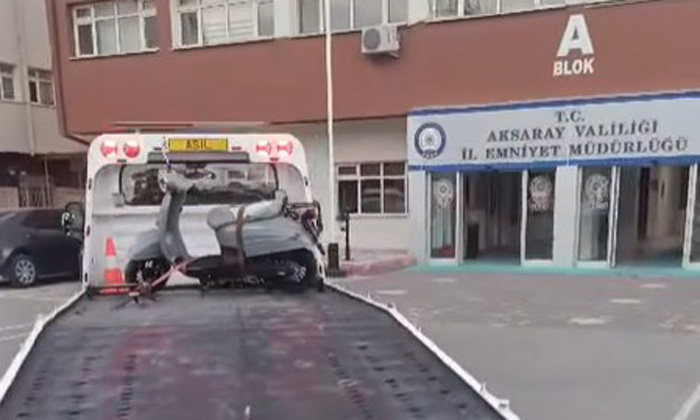 Aksaray’da görevdeki bekçiye 48 bin 500 TL trafik cezası