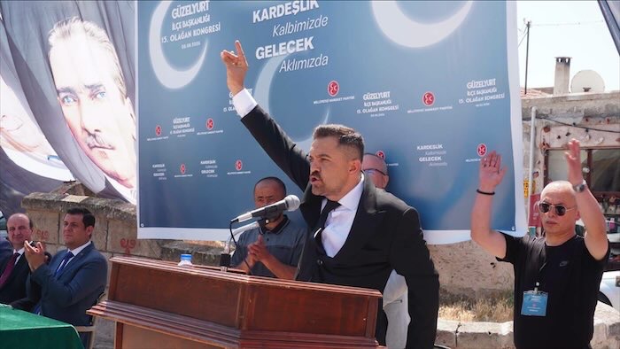 MHP Güzelyurt’ta bayrak değişimi