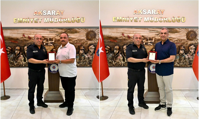 Emniyet Müdürü Demir’den emekli polis memurlarına plaketli veda