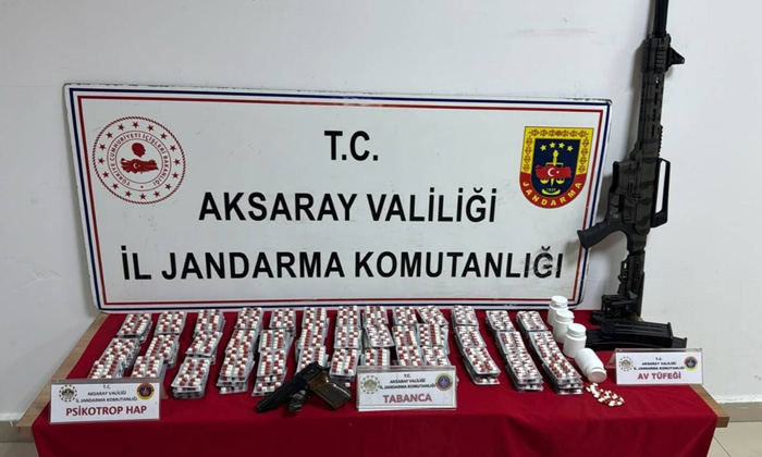 Aksaray’da uyuşturucu operasyonu: 4 şüpheliden 2’si tutuklandı