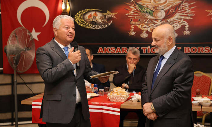 Aksaray’da Müftü Veysel Işıldar için veda yemeği düzenlendi