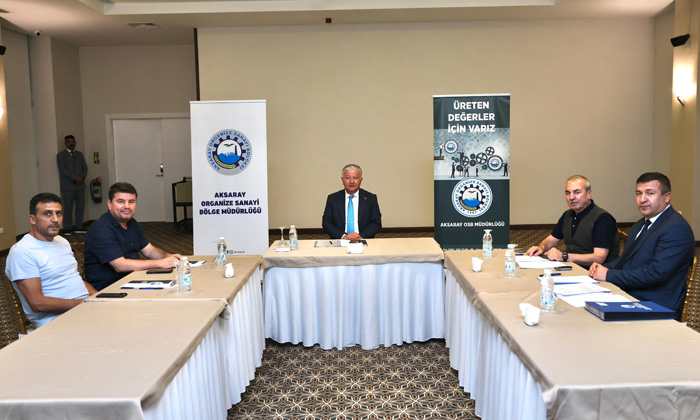 Aksaray OSB’de yatırımlar ve yeni projeler masaya yatırıldı