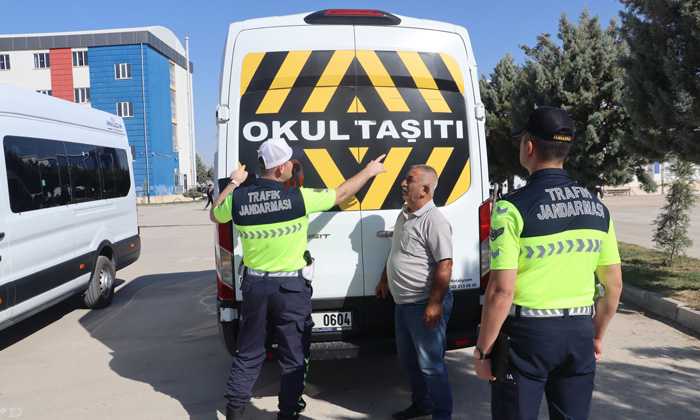 Aksaray’da okul servislerine sıkı denetim: