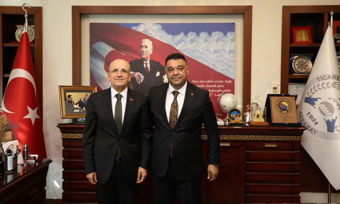 Koçaş, Aksaray iş dünyasının taleplerini bakan Şimşek’e iletti