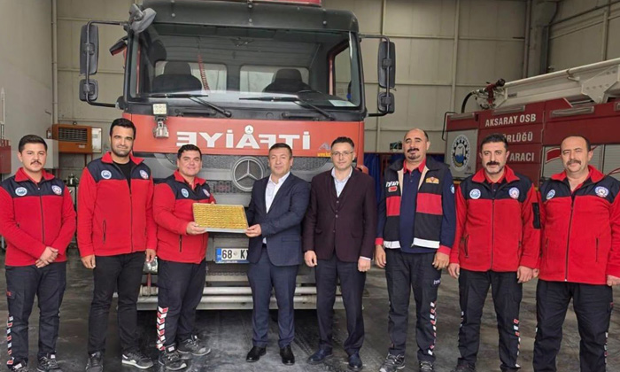 Aksaray OSB’de İtfaiye Haftası kutlandı